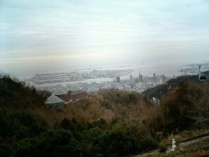 神戸　布引ハーブ園からの眺め