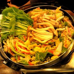 イベリコ豚と黒川野菜の鍋