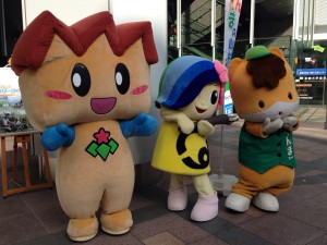 ぐんまちゃん、なんしぃちゃん、キノピー