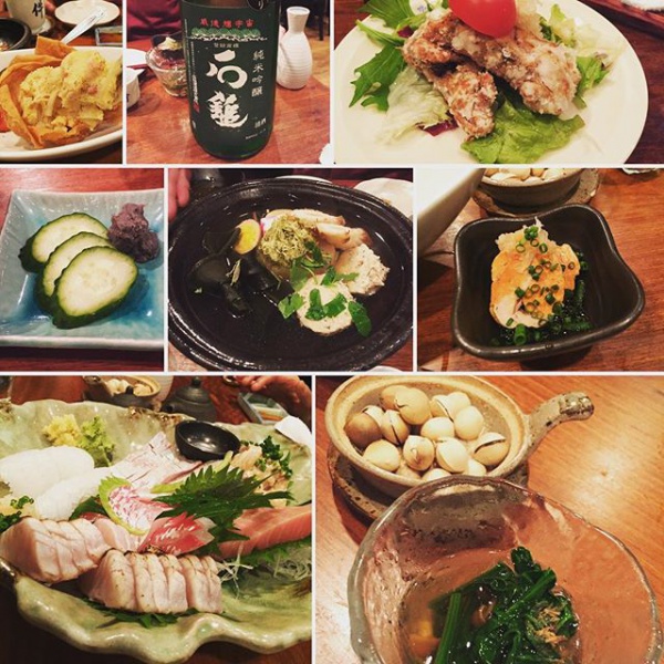 【Instagram】今夜は気の合う仲間たちと美味しい料理と日本酒を堪能します(^-^) #件 #居酒屋 #学芸大学