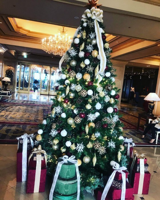 リーガロイヤルホテルのクリスマスツリー