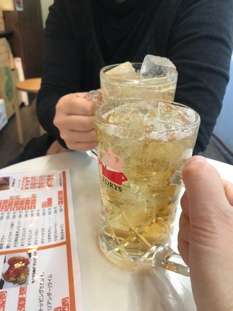 ハイボールで乾杯