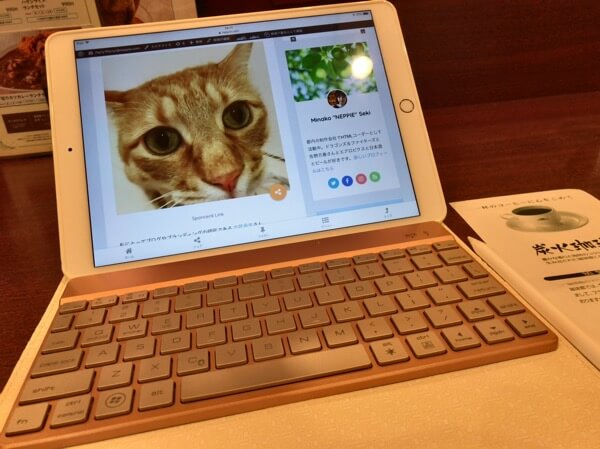 iPadでブログ
